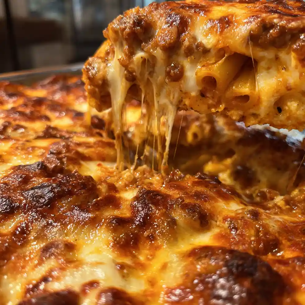 Baked Mostaccioli Recipe Cheesy Casserole 1759905439.8084977