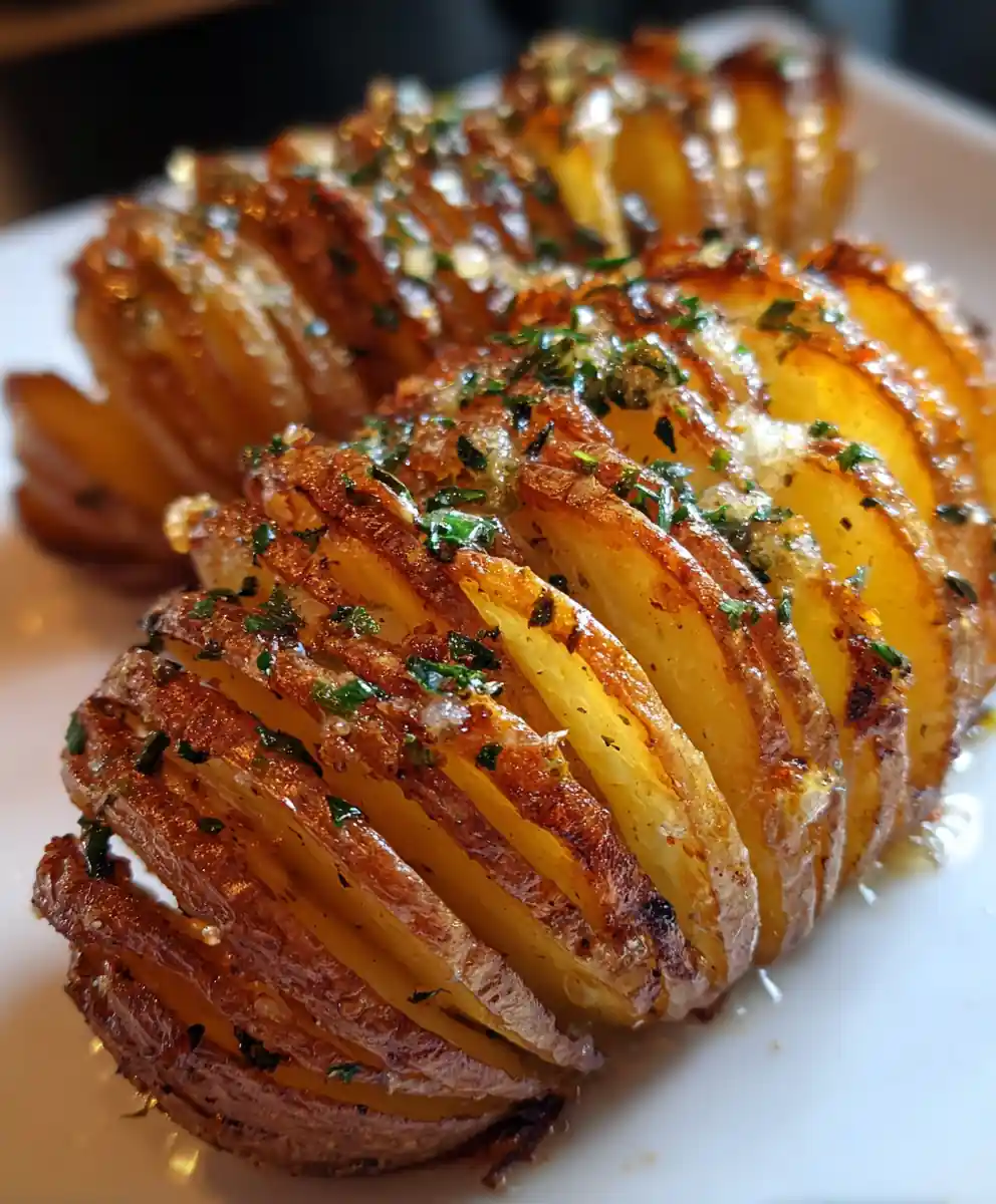Hasselback Potato Recipe Crispy Fan-Cut