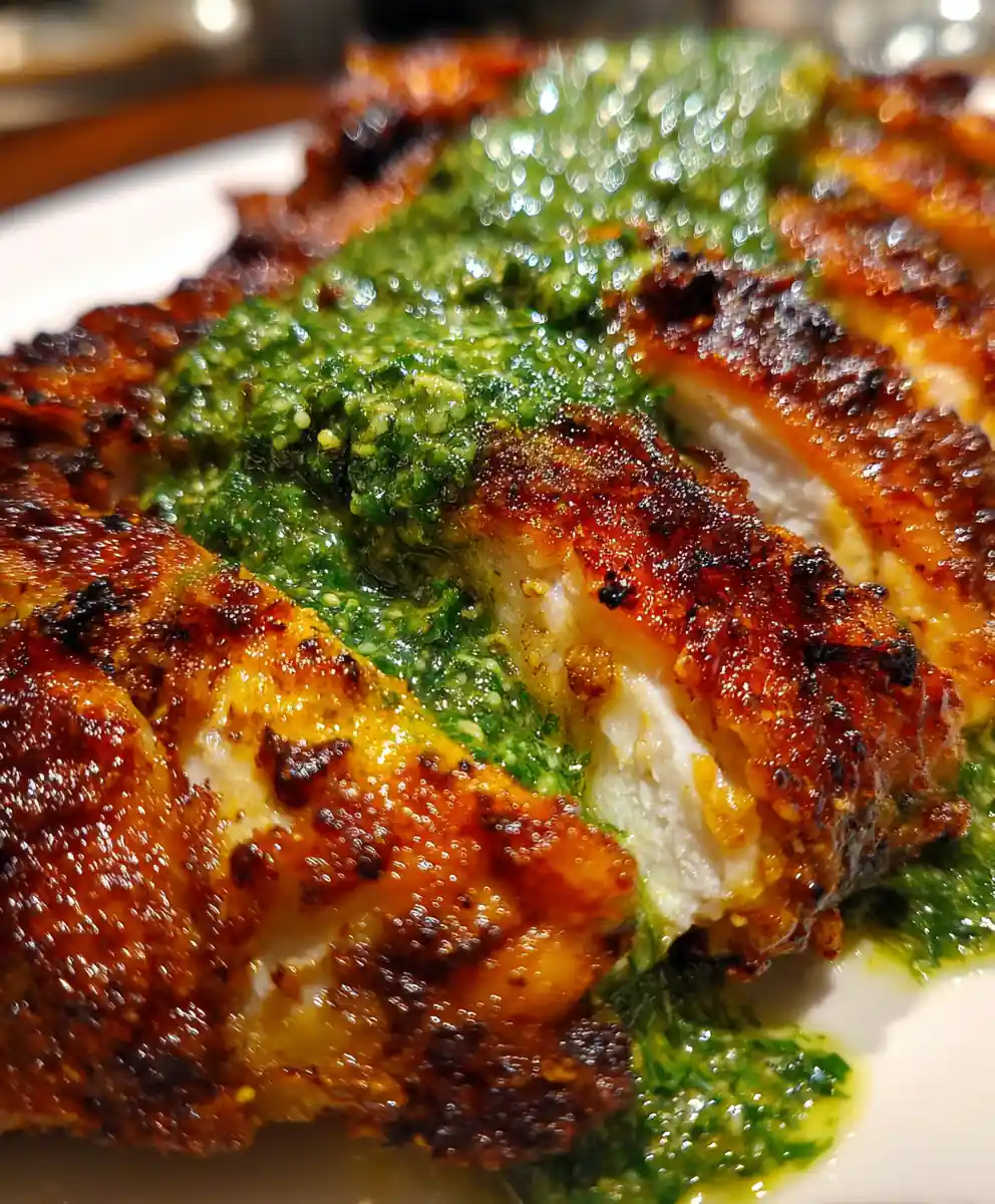 Peruvian Chicken Recipe Rotisserie-Style with Green Sauce