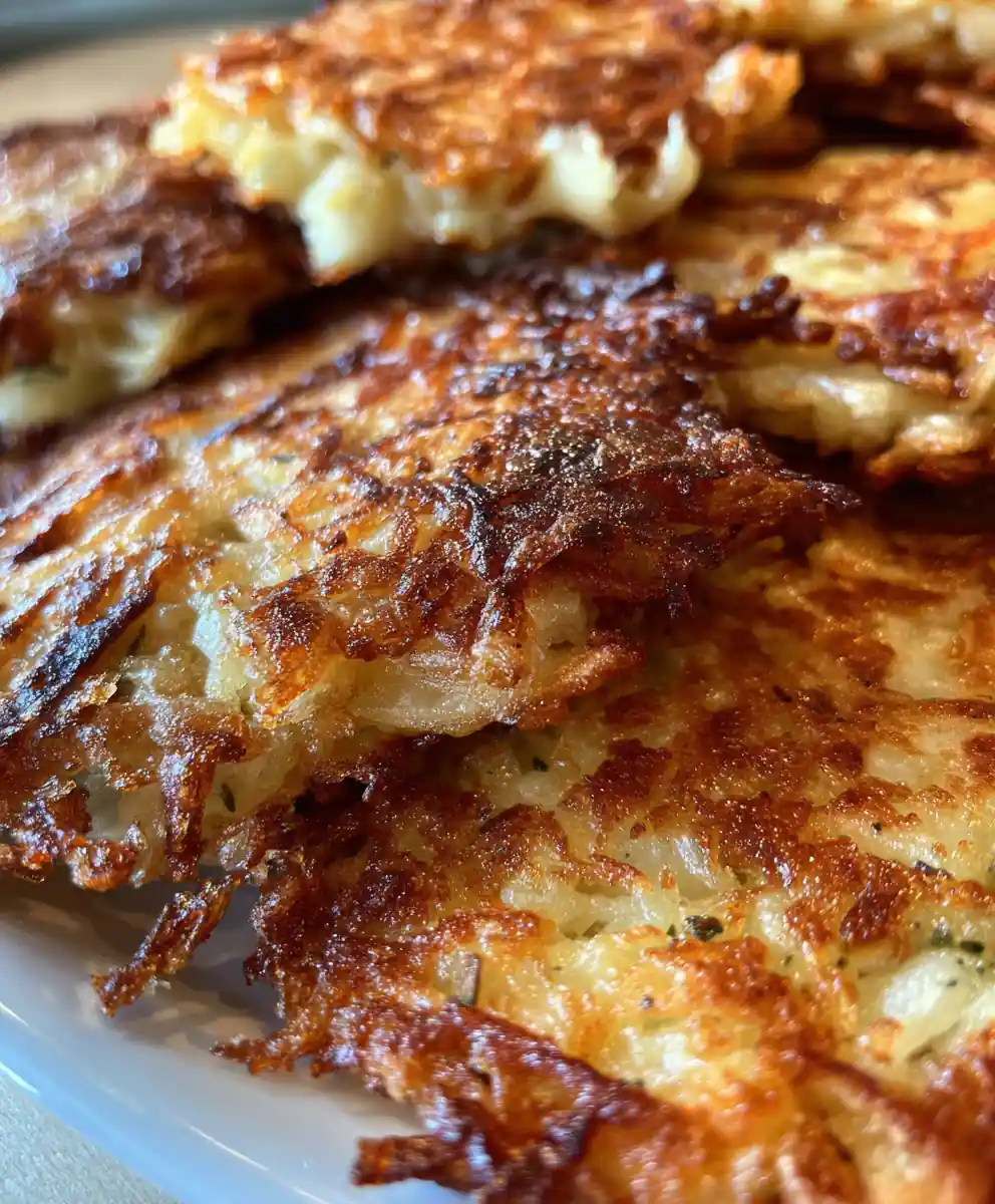 Potato Latkes Recipe Crispy Skillet-Fried