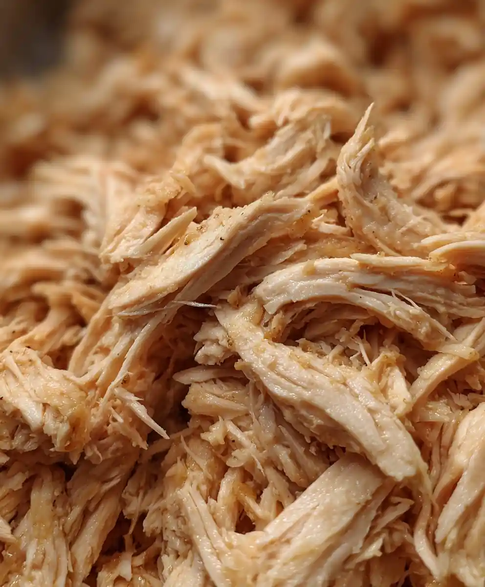 Shredded Chicken Recipe Poached and Hand-Pulled