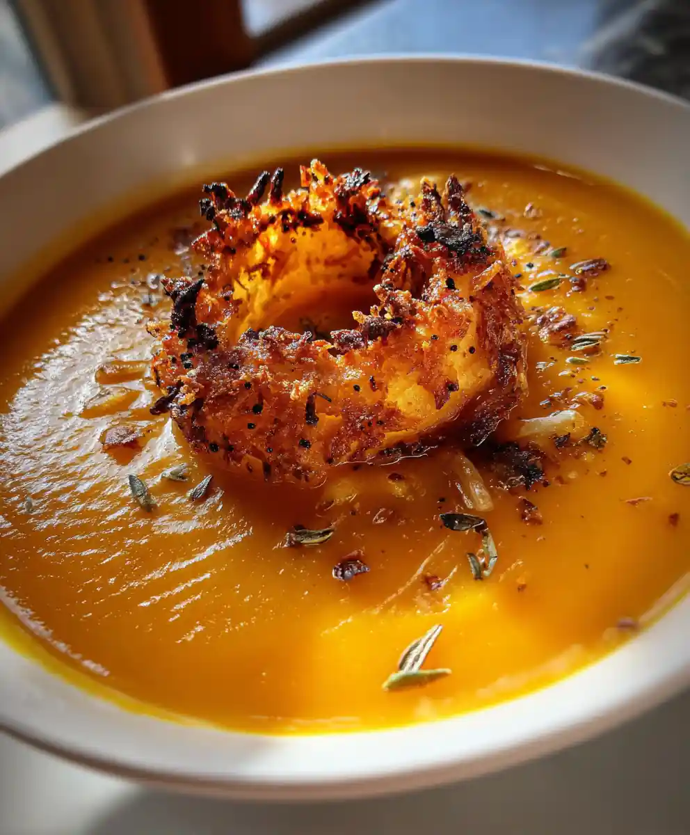 Acorn Squash Soup Recipe With Coconut Chili Ring 5 acorn squash soup recipe with Coconut Chili Ring