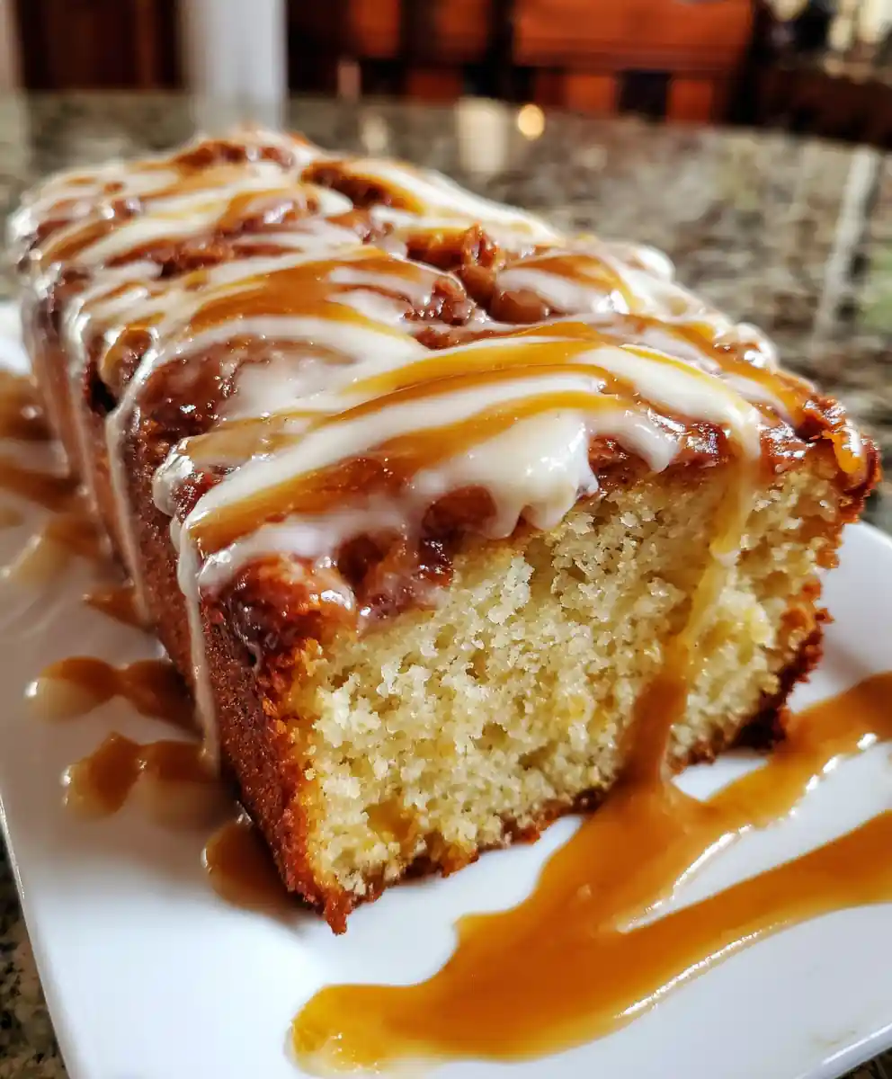 applesauce cake recipe With Caramel Apple Swirl Icing