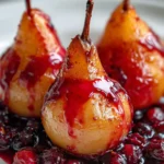 Baked Pears Recipe With Ruby Cranberry Syrup 1761872789.0549707