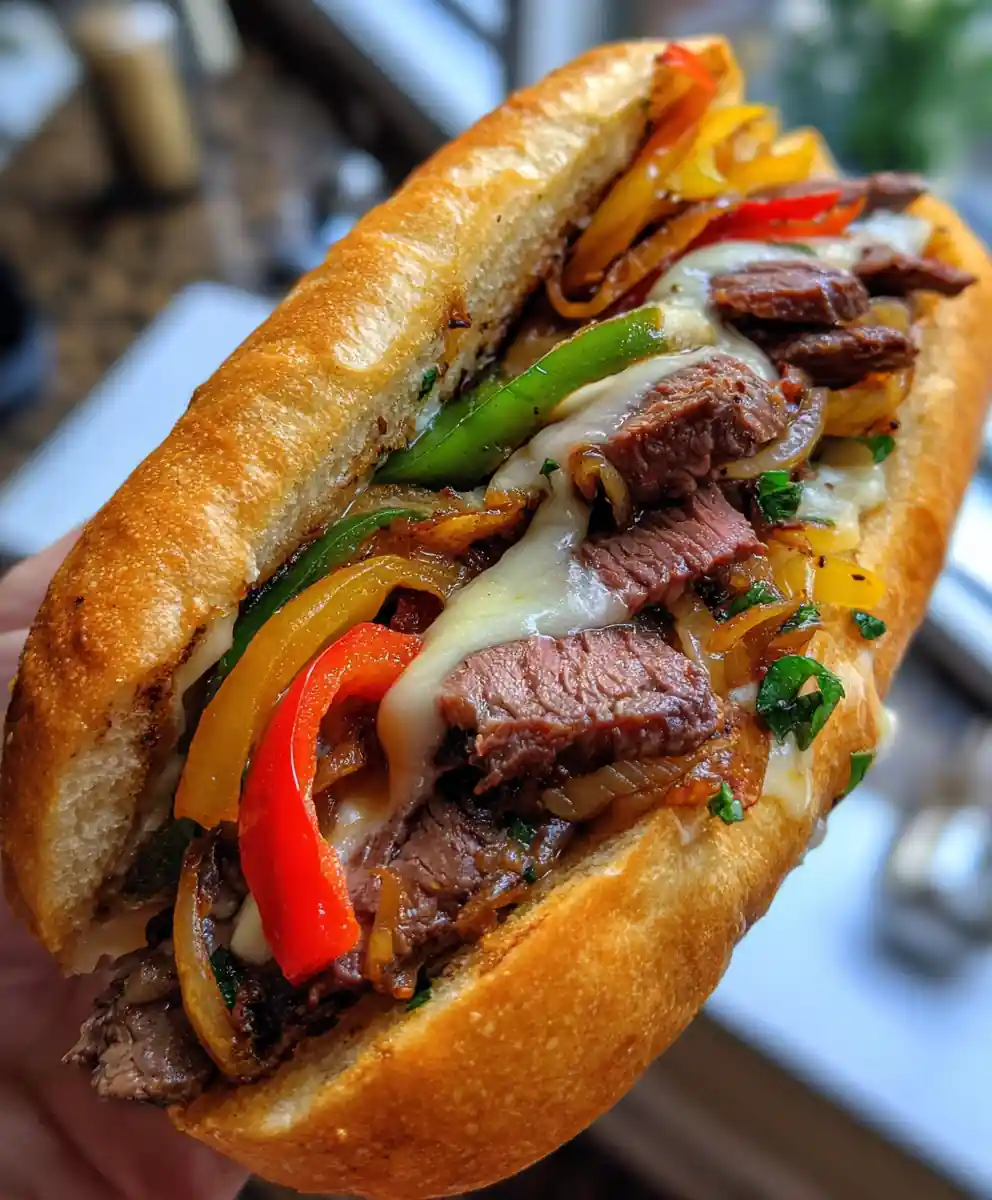 best steak sandwich recipe Pepper-Striped Best Steak Sandwich