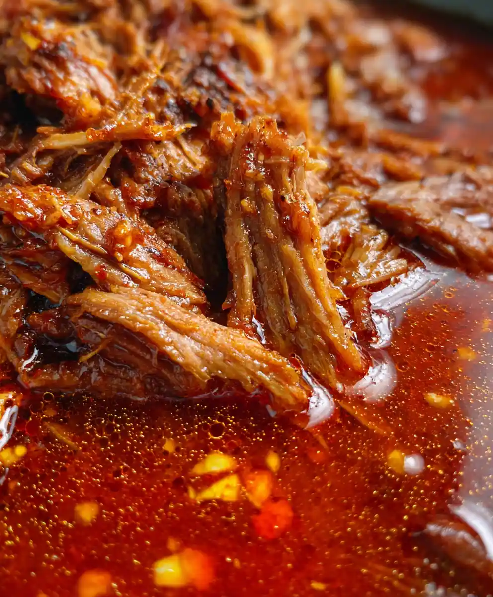 birria recipe With Scarlet Chile Consomé Dip