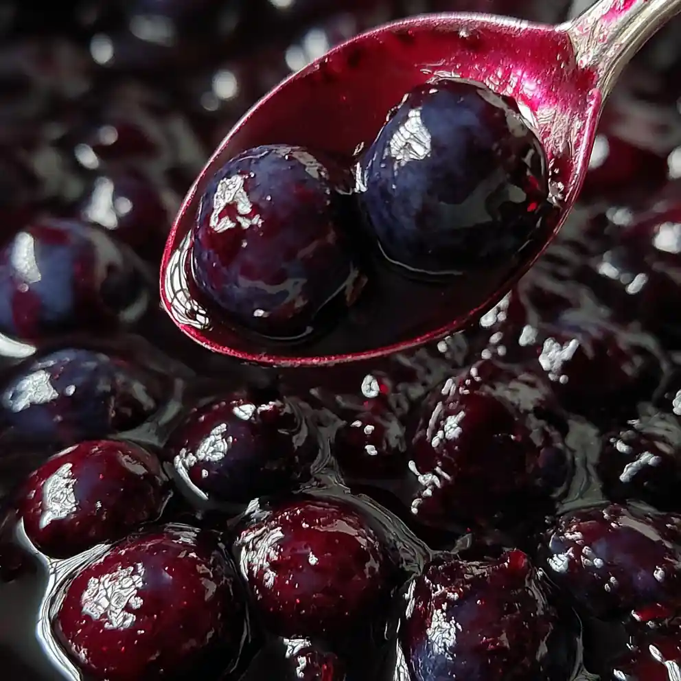 Blueberry Compote Recipe Glossy Midnight Spoonable Sauce 4 blueberry compote recipe Glossy Midnight Spoonable Sauce