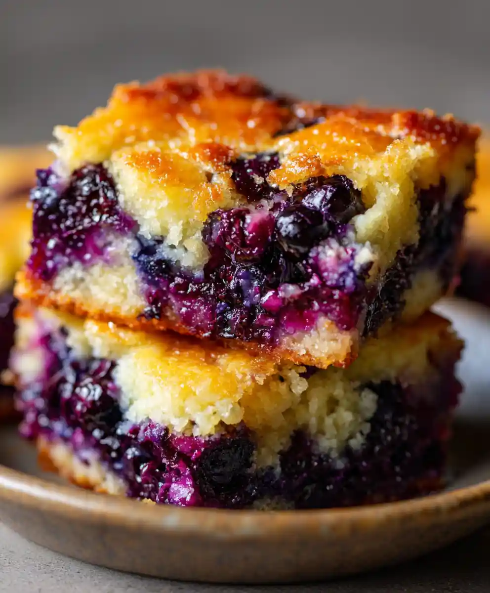 blueberry dump cake recipe with Indigo Burst Top