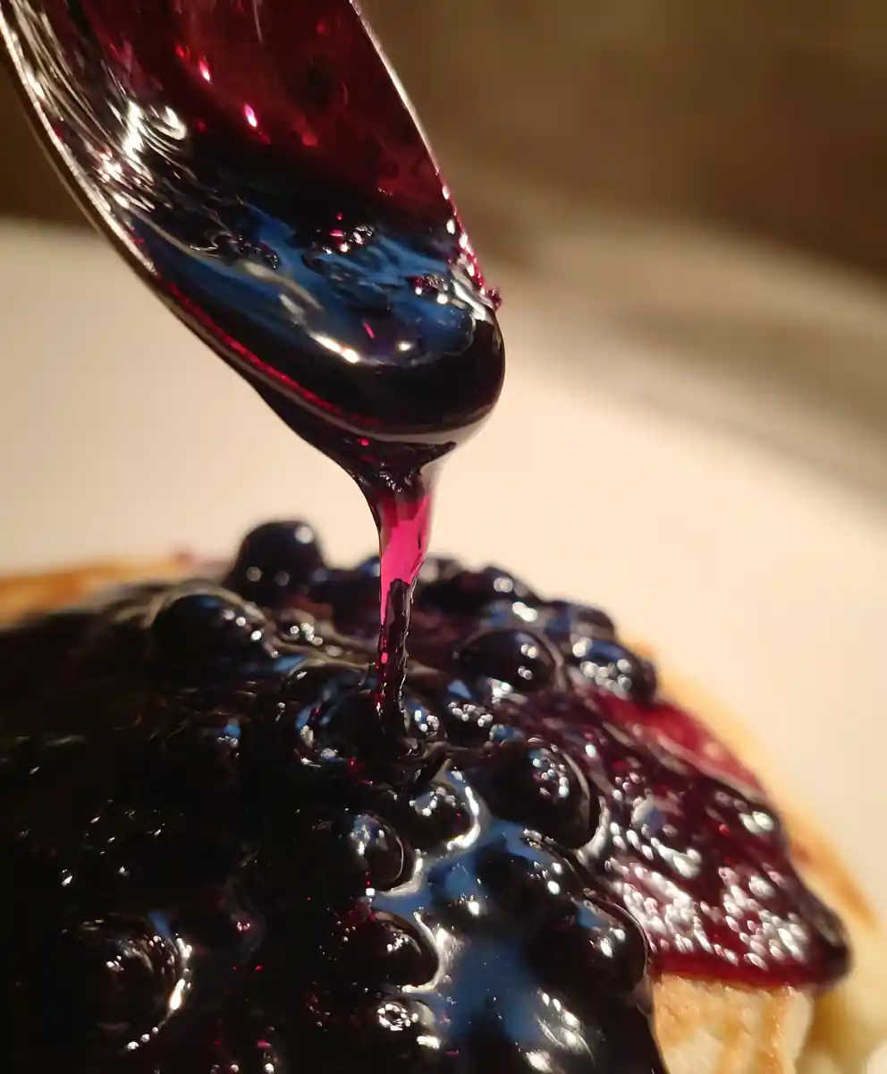 blueberry syrup recipe Deep Indigo Pancake Pour