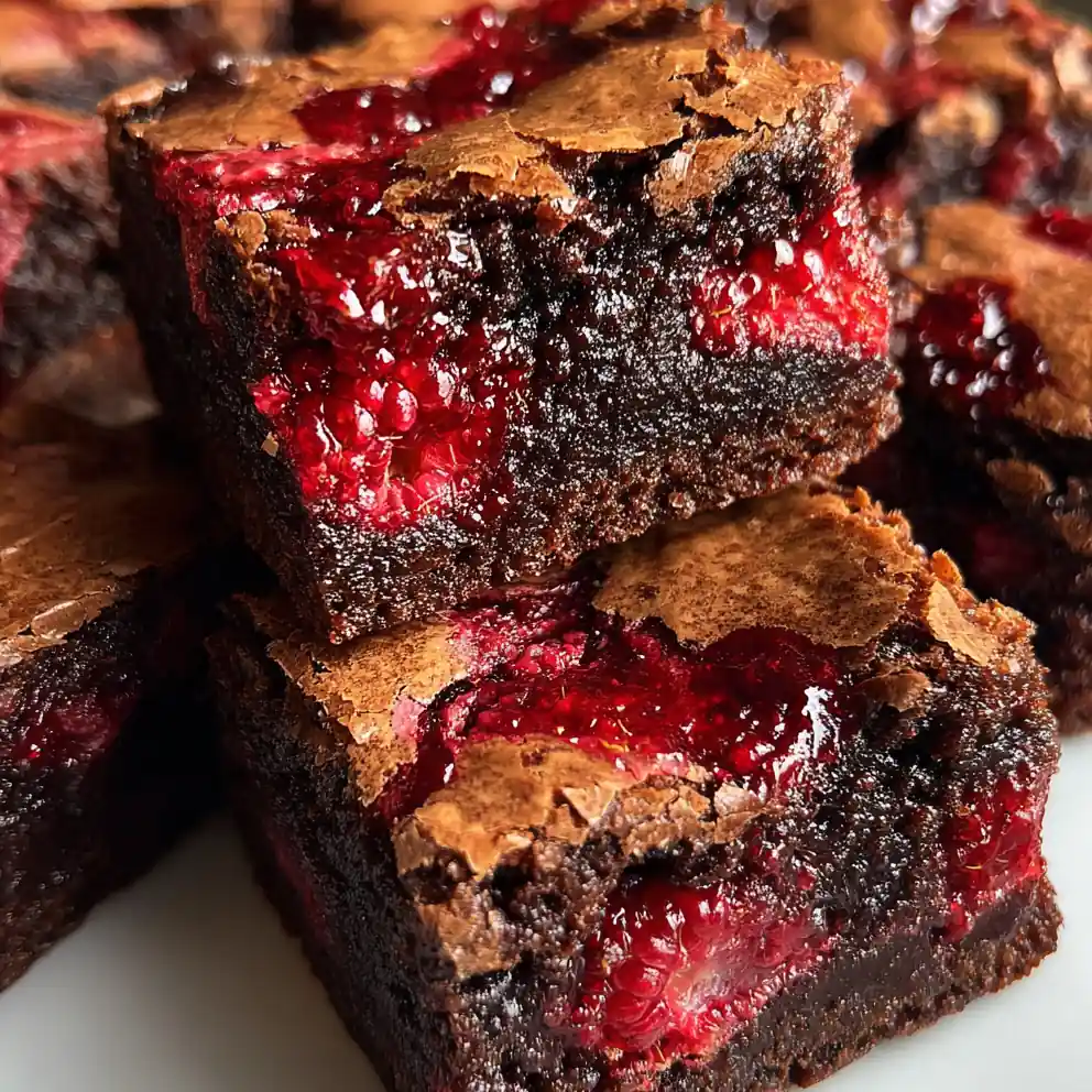Brownie Recipe With Raspberry Marble Swirl 4 brownie recipe With Raspberry Marble Swirl