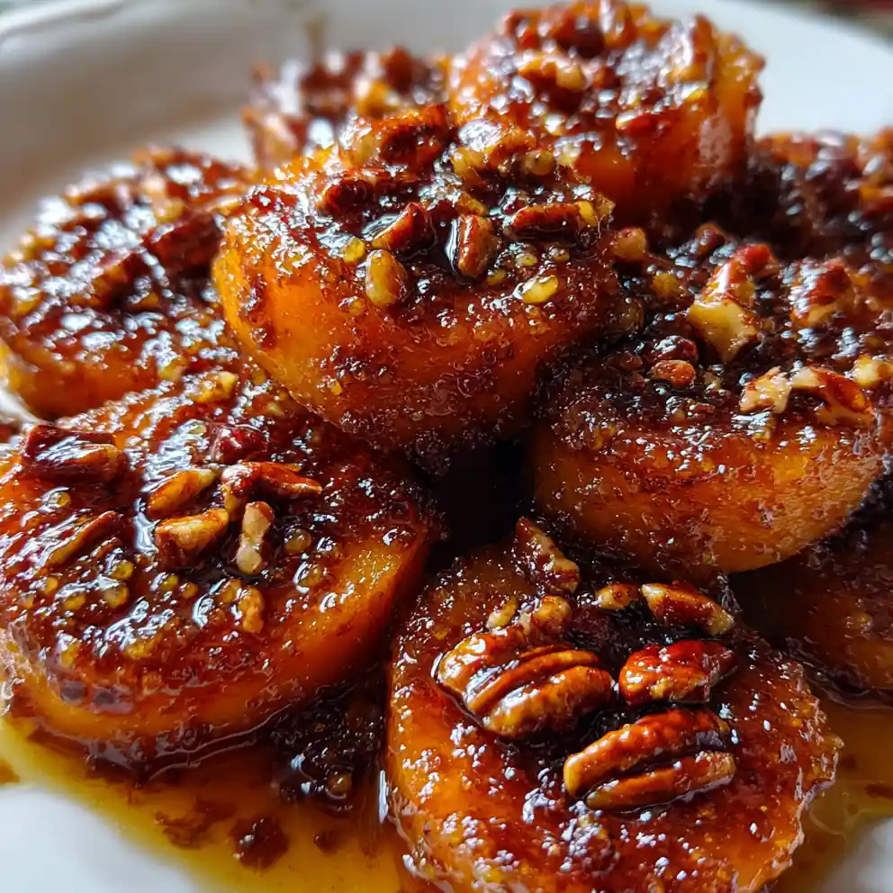 canned yams recipe with Maple Pecan Praline