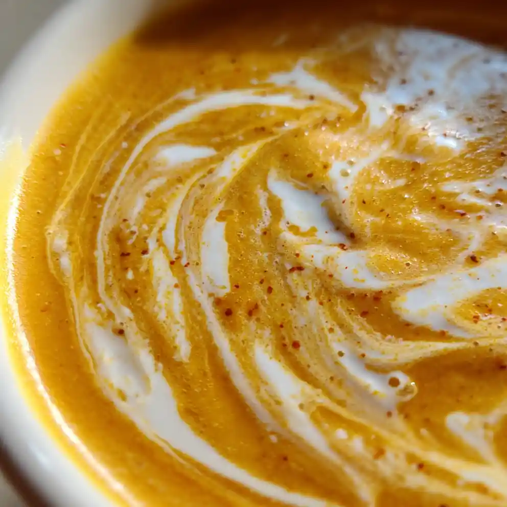 carrot ginger soup recipe Sunset Carrot Ginger Soup With Coconut Swirl