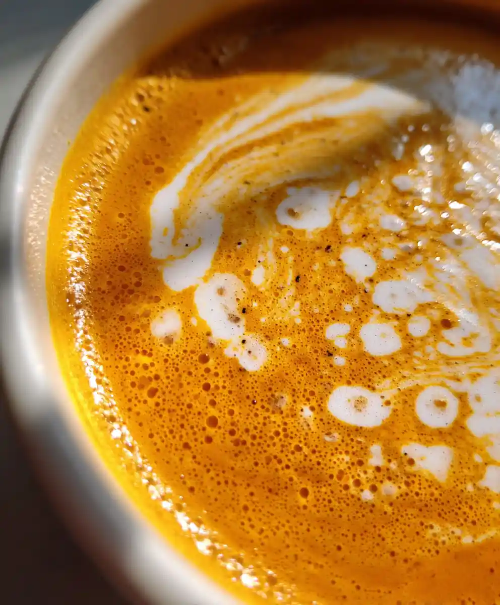 carrot ginger soup recipe Sunset Carrot Ginger Soup With Coconut Swirl