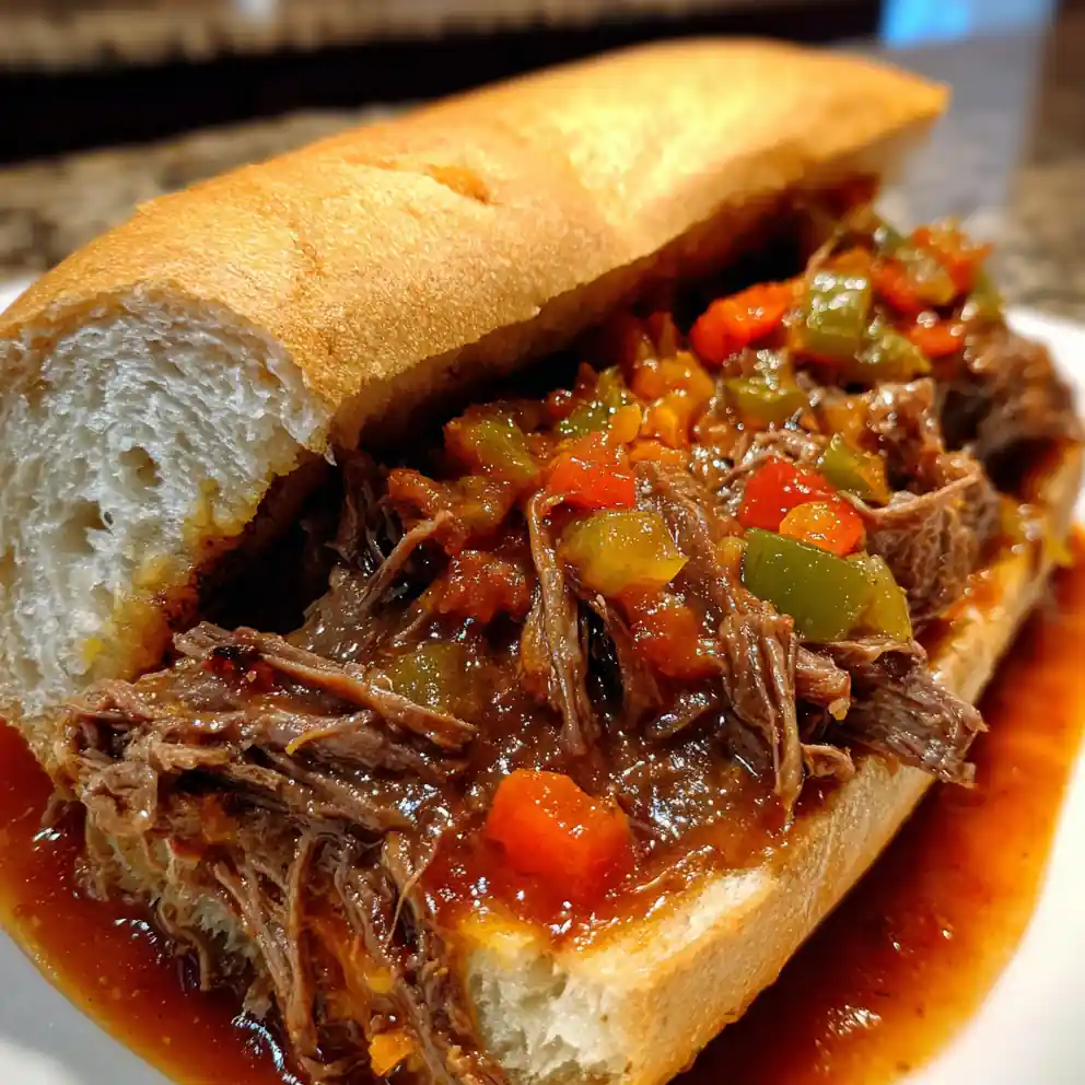 chicago italian beef recipe Giardiniera-Red Chicago Italian Beef