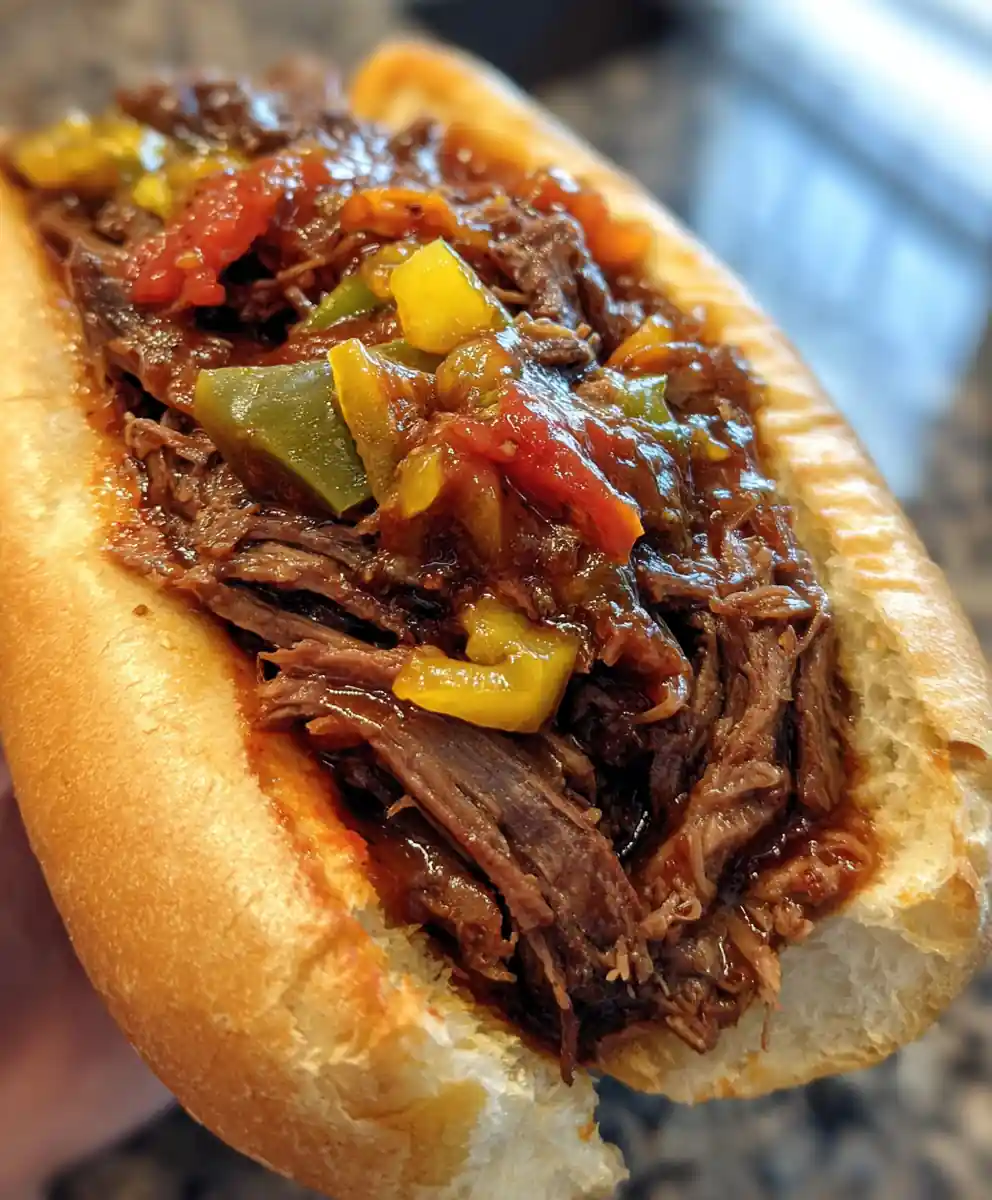 chicago italian beef recipe Giardiniera-Red Chicago Italian Beef