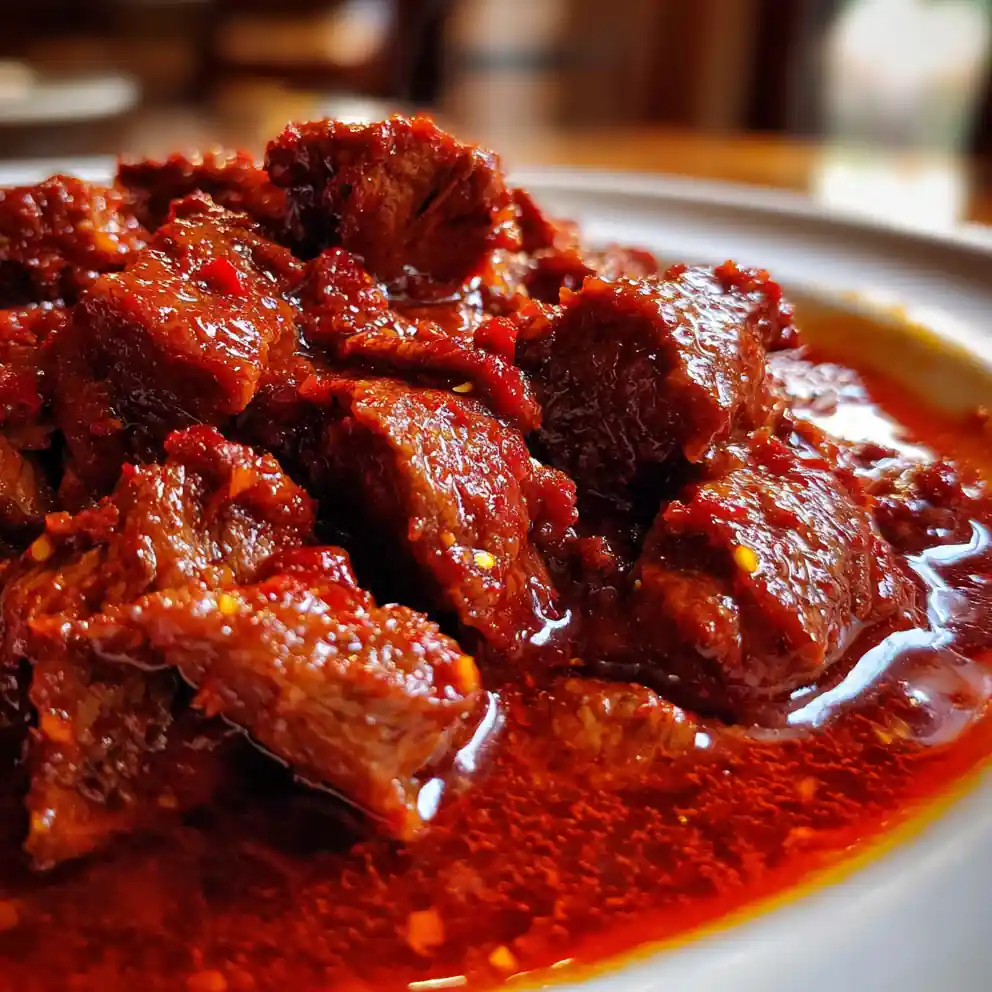 chili colorado recipe In Brick-Red Chile Bath