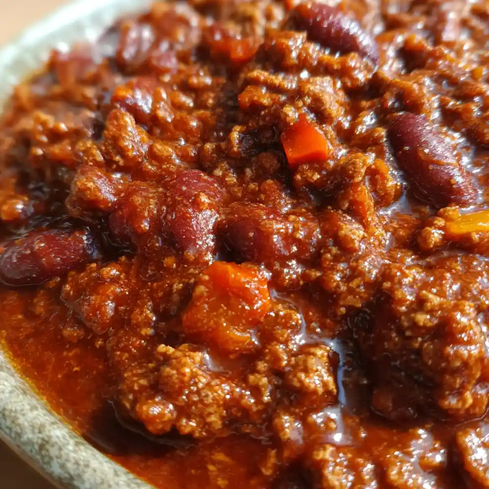 chilli recipe With Fire-Roasted Red Pepper Chunks