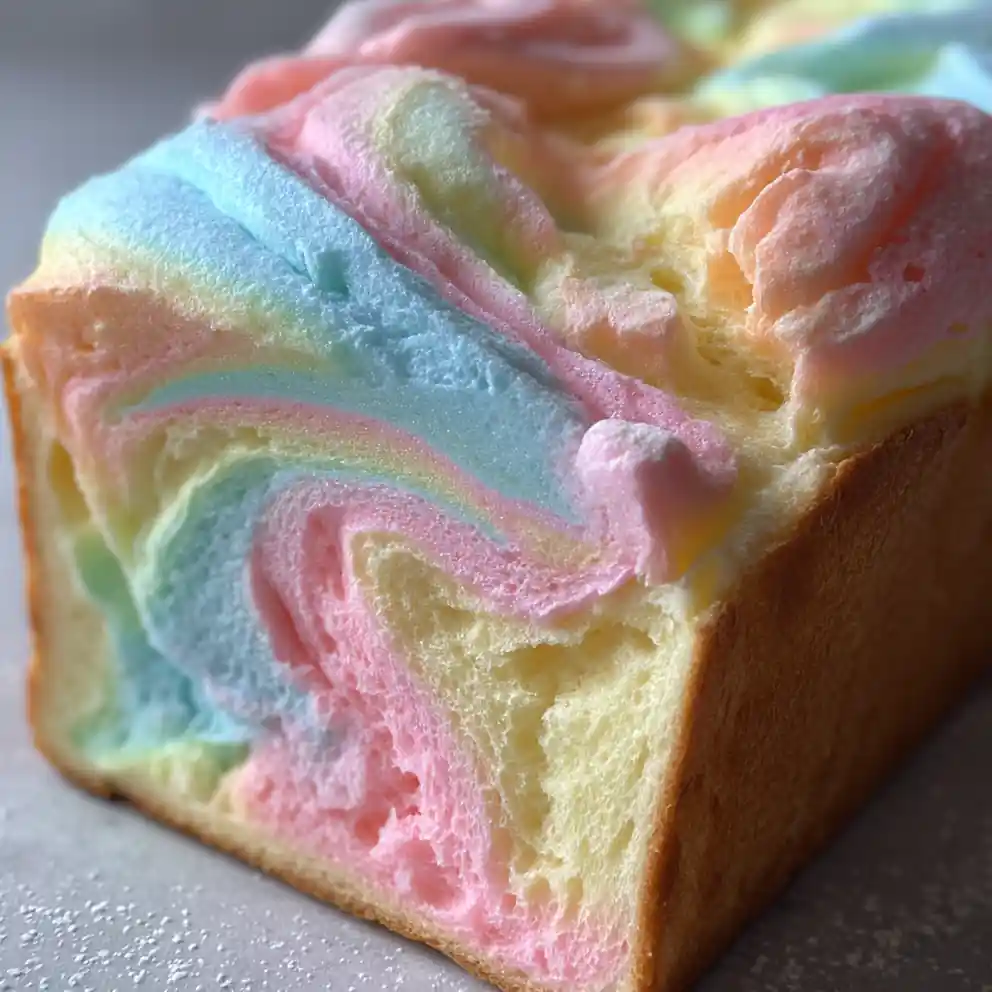 cloud bread recipe Pastel Swirl Loaf