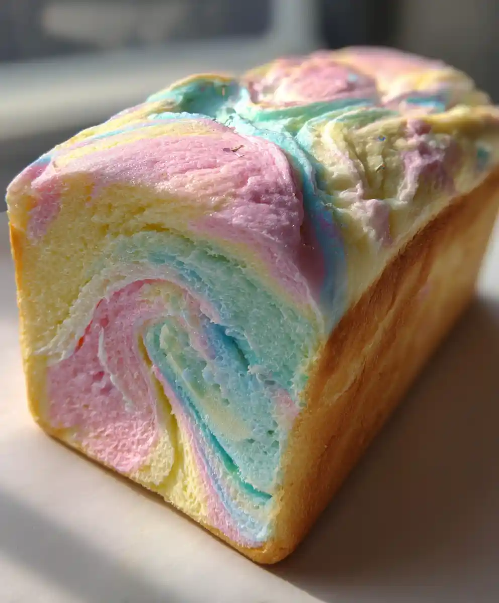 cloud bread recipe Pastel Swirl Loaf