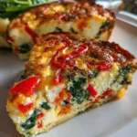 Crustless Quiche Recipe With Roasted Red Pepper Ribbons 6 Crustless Quiche Recipe With Roasted Red Pepper Ribbons 1760778285.1943028