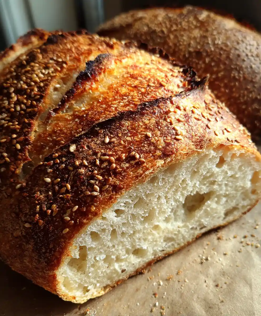 Crusty Italian Bread Recipe With Sesame Gold Crust 5 crusty italian bread recipe with Sesame Gold Crust