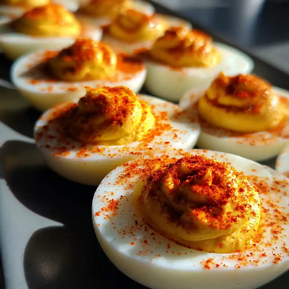 devilled egg recipe with Smoked Paprika Halo