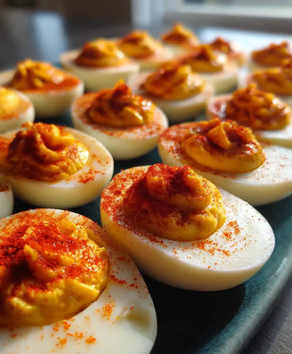 devilled egg recipe with Smoked Paprika Halo
