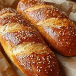 French Bread Recipe With Sesame Seed Golden Top 1760777882.6017692