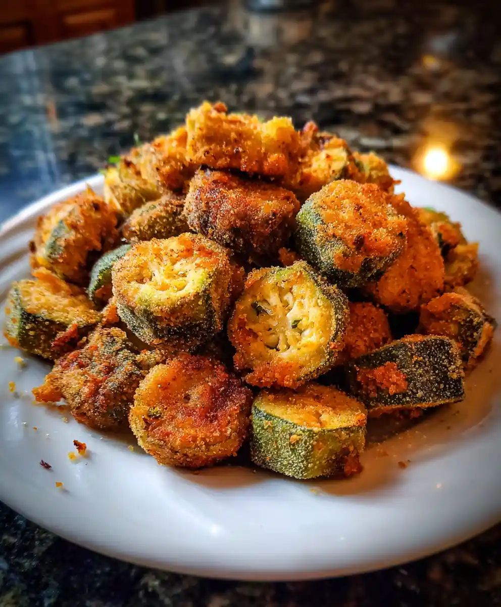 Fried Okra Recipe With Lemon-Paprika Dust 5 fried okra recipe With Lemon-Paprika Dust