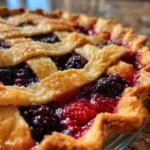 Fruit Pie Recipe Lattice Topped Fruit Pie With Berry Burst 1761517771.0882711