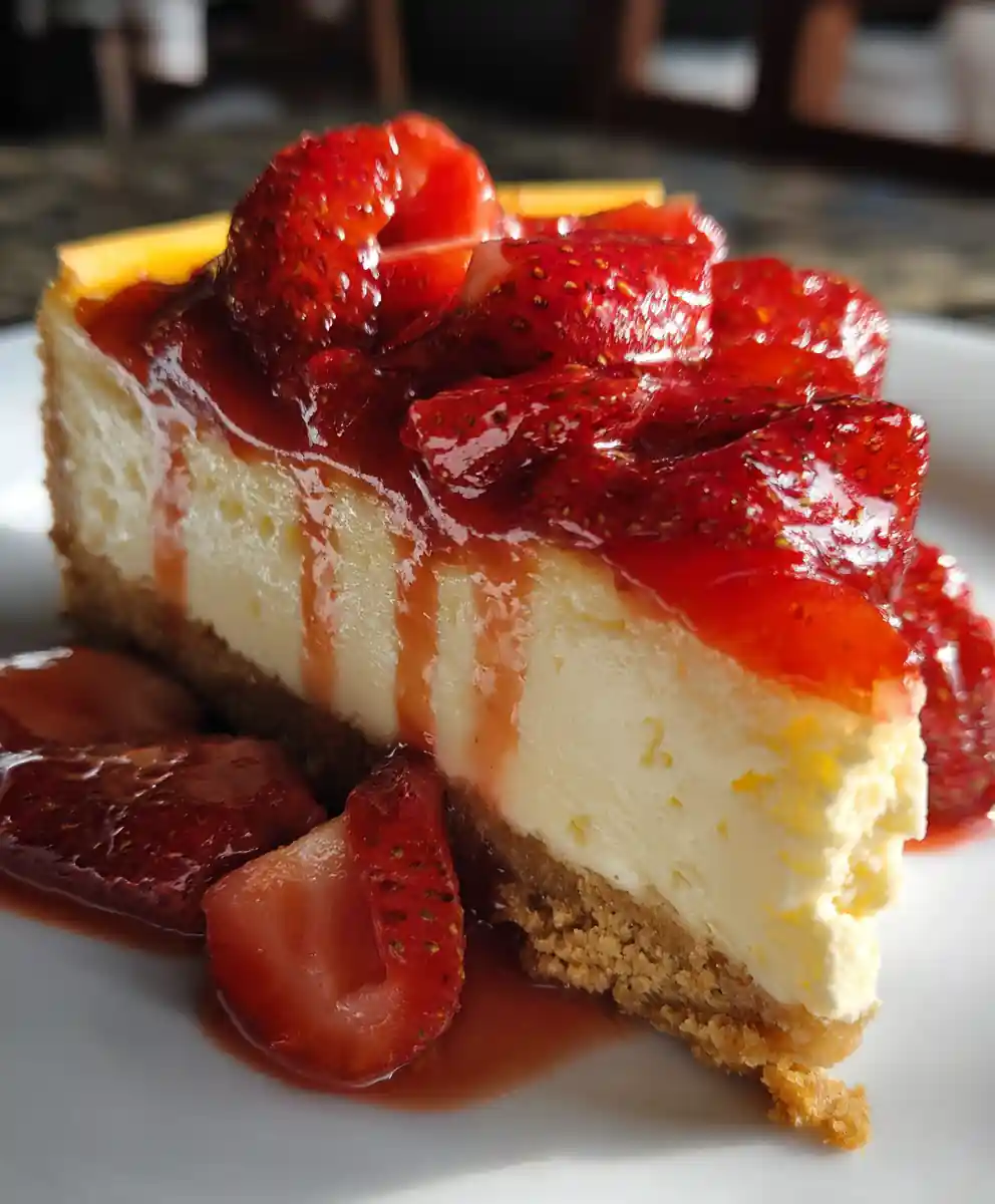 junior's cheesecake recipe Strawberry Glaze Junior's Cheesecake