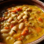 Navy Bean Soup Recipe With Turmeric Oil And Tomato Dots 1760959169.1837707