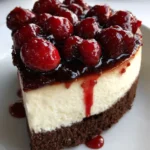 Ny Cheesecake Recipe Cherry Top NY Cheesecake With Cocoa Crust 1761404409.1216218