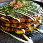 Okonomiyaki Recipe With Kewpie Zigzag And Aonori 1760780347.1388063