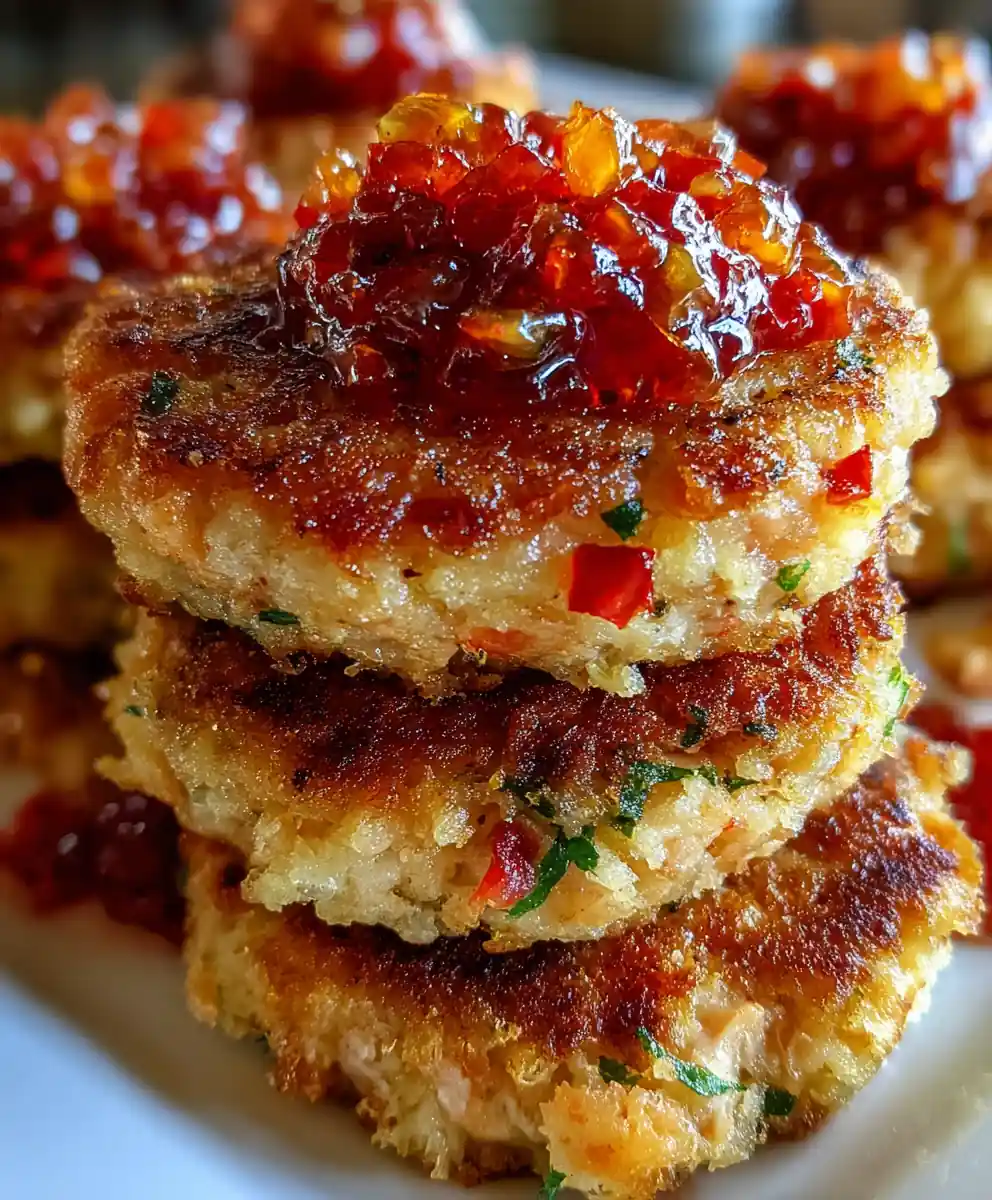 old fashioned salmon patties recipe With Red Pepper Relish