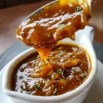 Onion Gravy Recipe Caramel-Brown Onion Gravy With Thyme Specks 6 Onion Gravy Recipe Caramel Brown Onion Gravy With Thyme Specks 1761410809.8777313