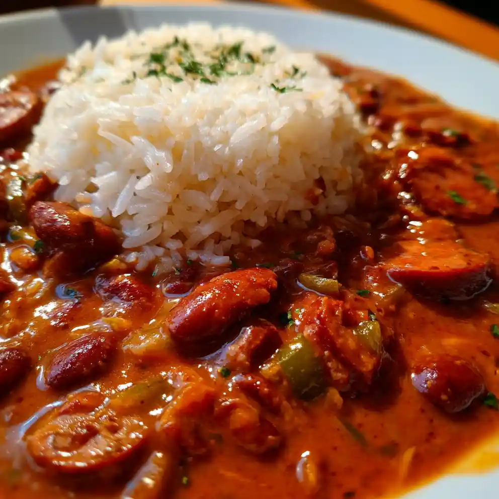 red beans and rice recipe With Scarlet Creole Sauce