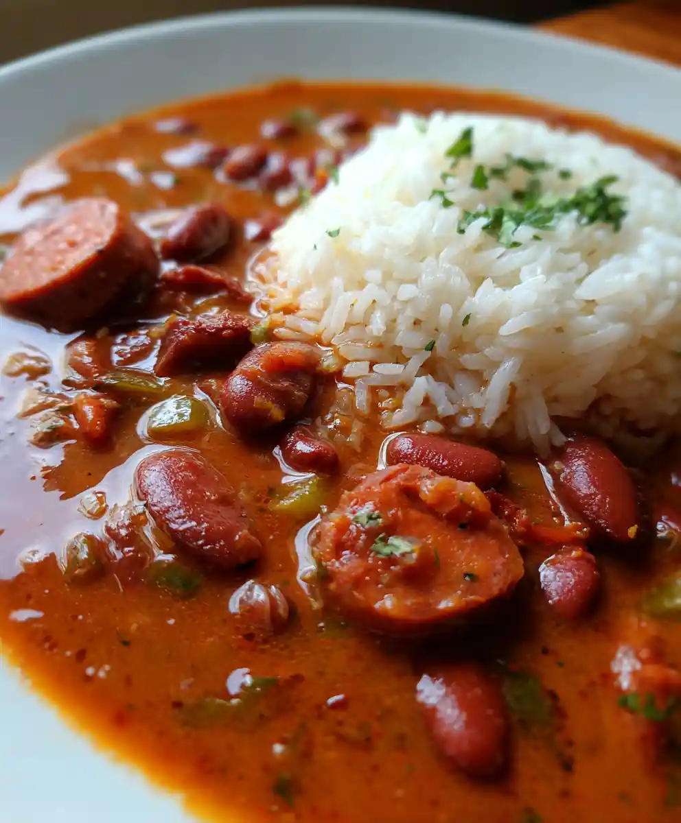 red beans and rice recipe With Scarlet Creole Sauce
