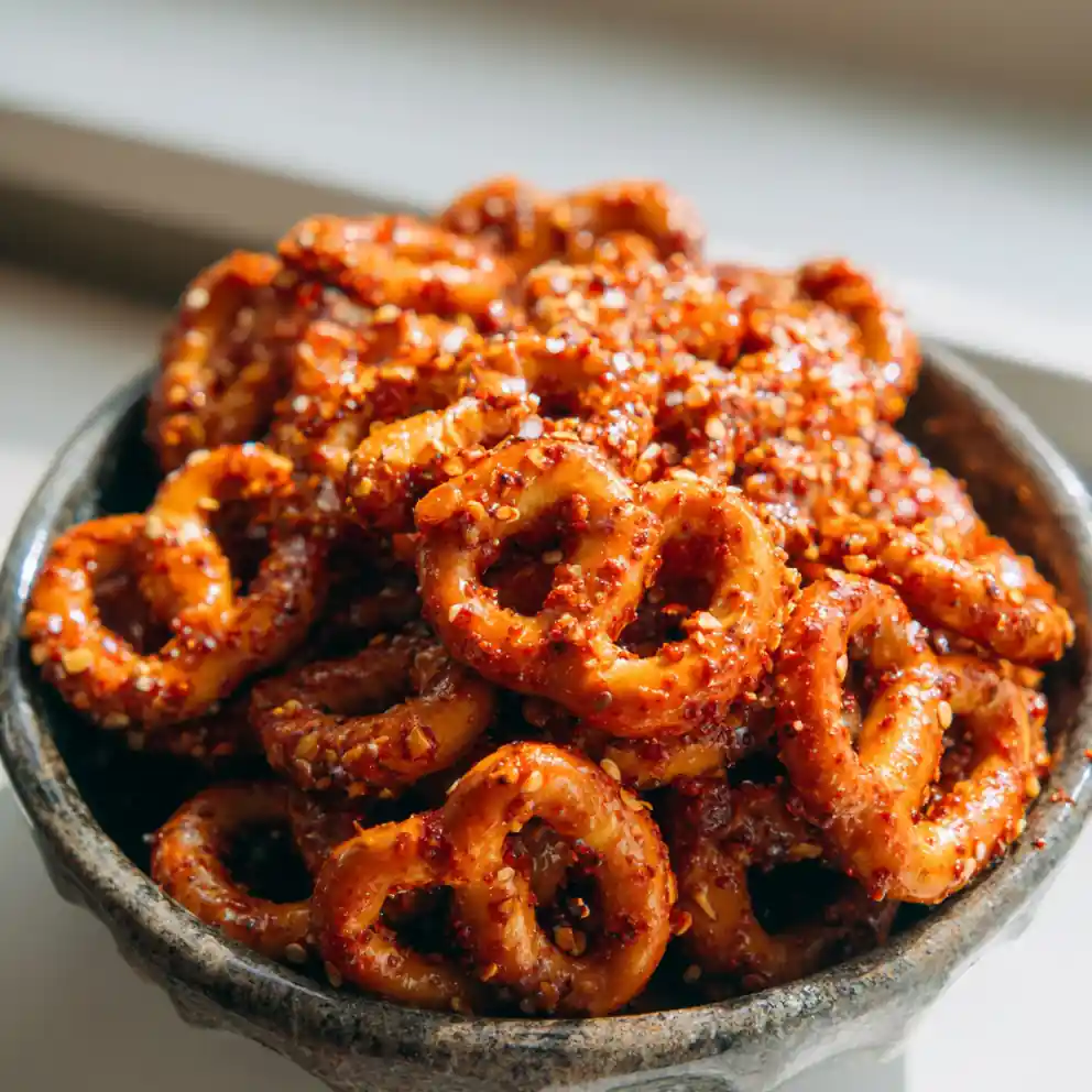 seasoned pretzel recipe with Chili Lime Crackle