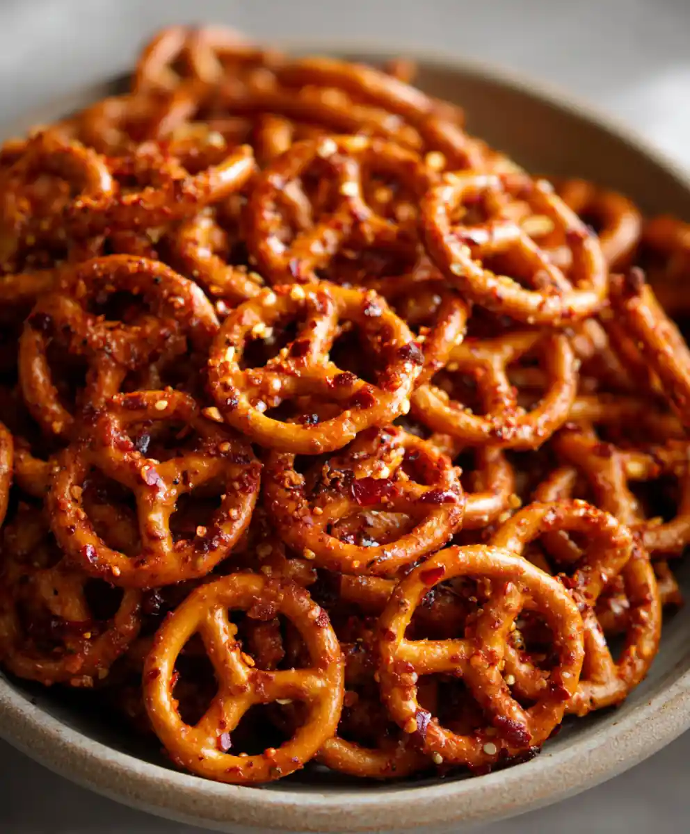 seasoned pretzel recipe with Chili Lime Crackle