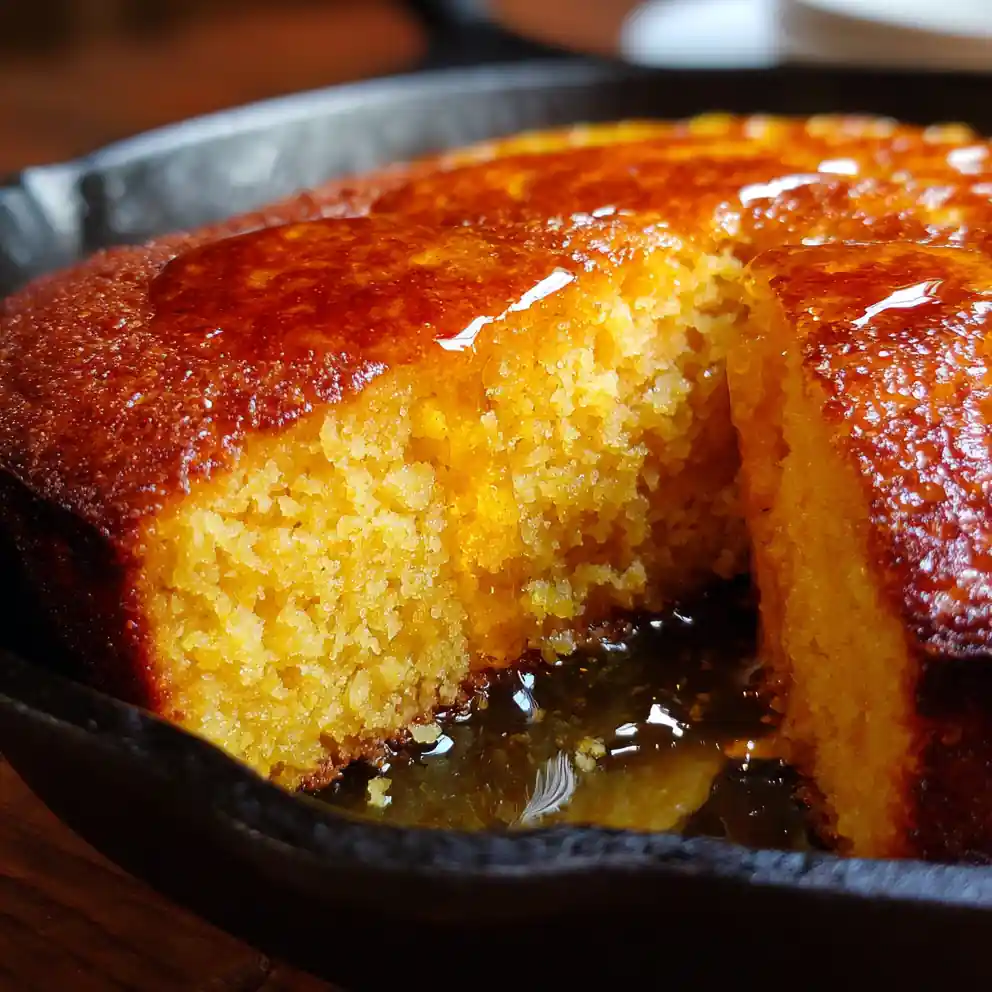 Skillet Cornbread Recipe Cast-Iron Skillet Cornbread With Honey Glaze 4 skillet cornbread recipe Cast-Iron Skillet Cornbread With Honey Glaze