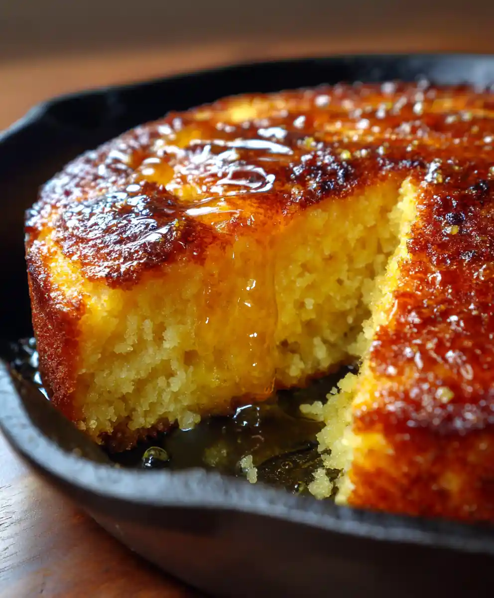 Skillet Cornbread Recipe Cast-Iron Skillet Cornbread With Honey Glaze 5 skillet cornbread recipe Cast-Iron Skillet Cornbread With Honey Glaze
