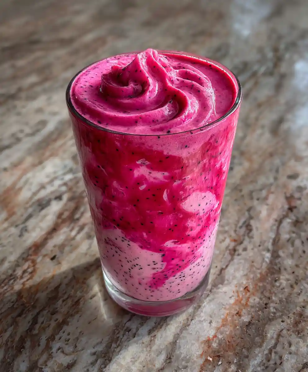 strawberry smoothie recipe With Dragon Fruit Pop
