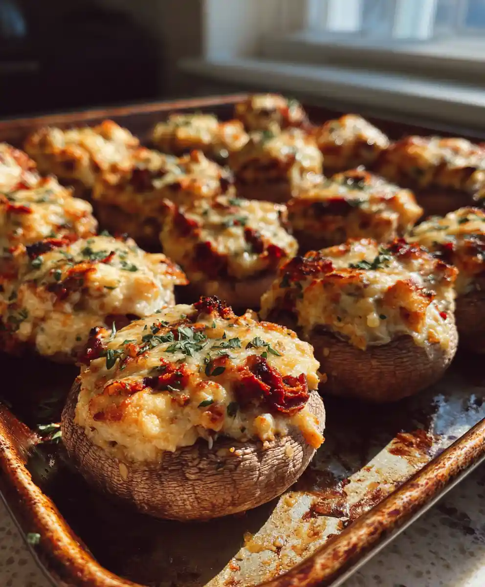 Stuffed Mushrooms Recipe Sun-Dried Tomato Stuffed Mushrooms 5 stuffed mushrooms recipe Sun-Dried Tomato Stuffed Mushrooms