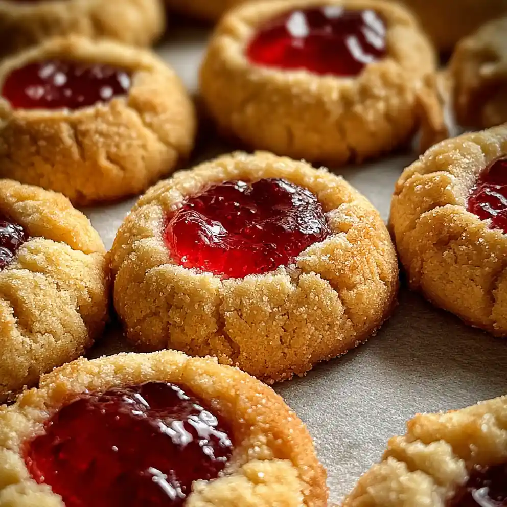 Thumbprint Cookie Recipe With Raspberry Jewel Centers 4 thumbprint cookie recipe with Raspberry Jewel Centers