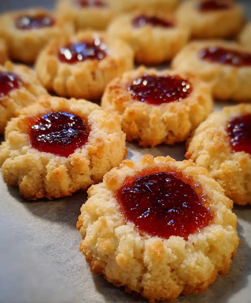Thumbprint Cookie Recipe With Raspberry Jewel Centers 5 thumbprint cookie recipe with Raspberry Jewel Centers