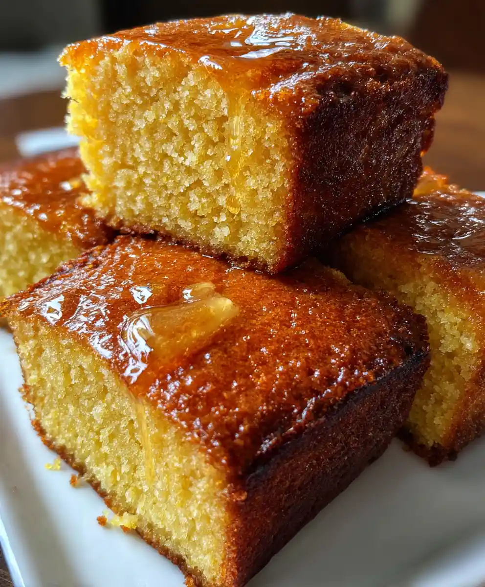 traditional cornbread recipe with Honey Butter Brush