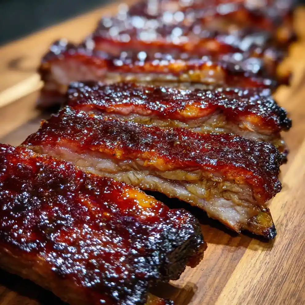 beef back ribs recipe Smoky Dry Rub With Cherry Glaze