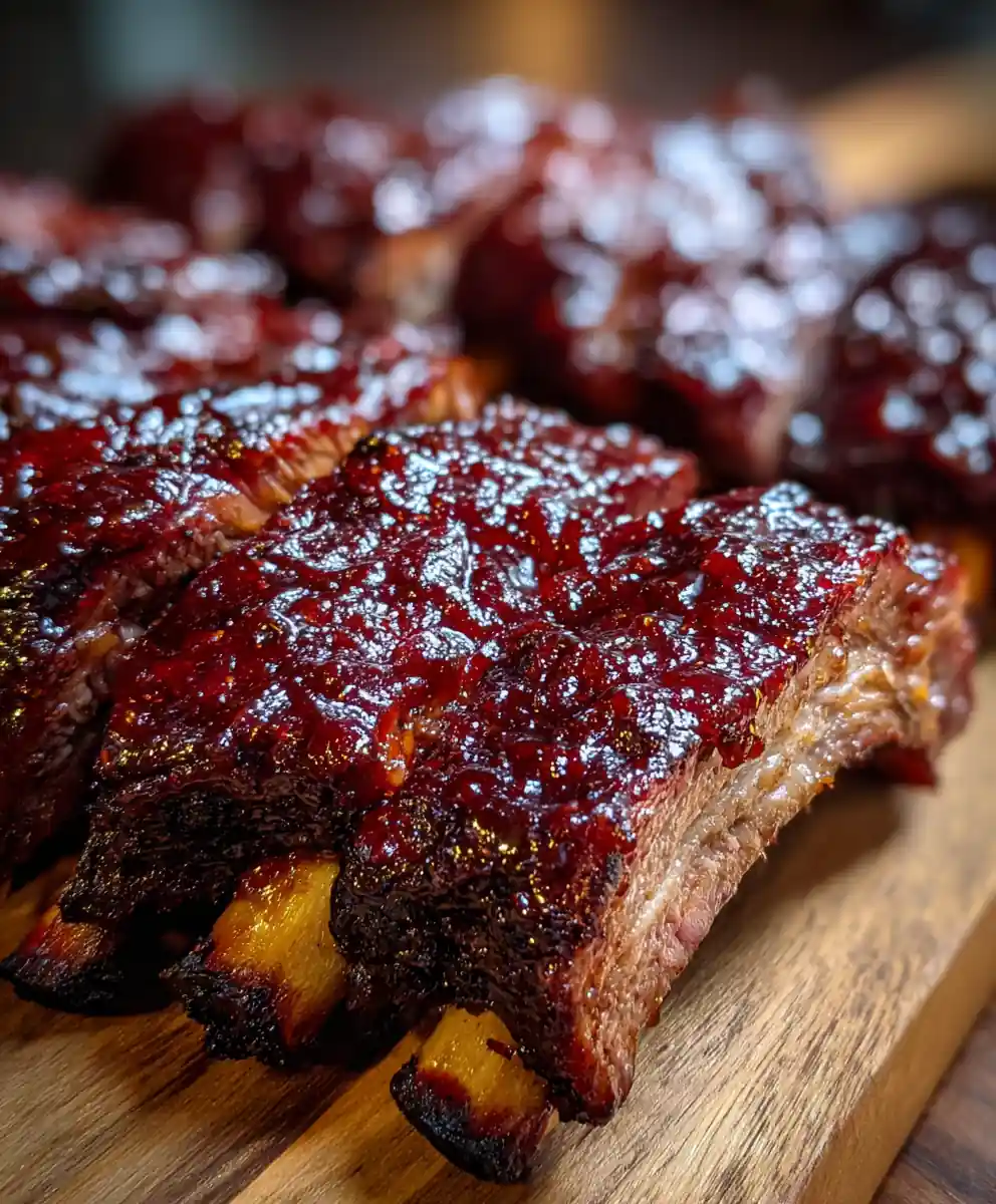 beef back ribs recipe Smoky Dry Rub With Cherry Glaze