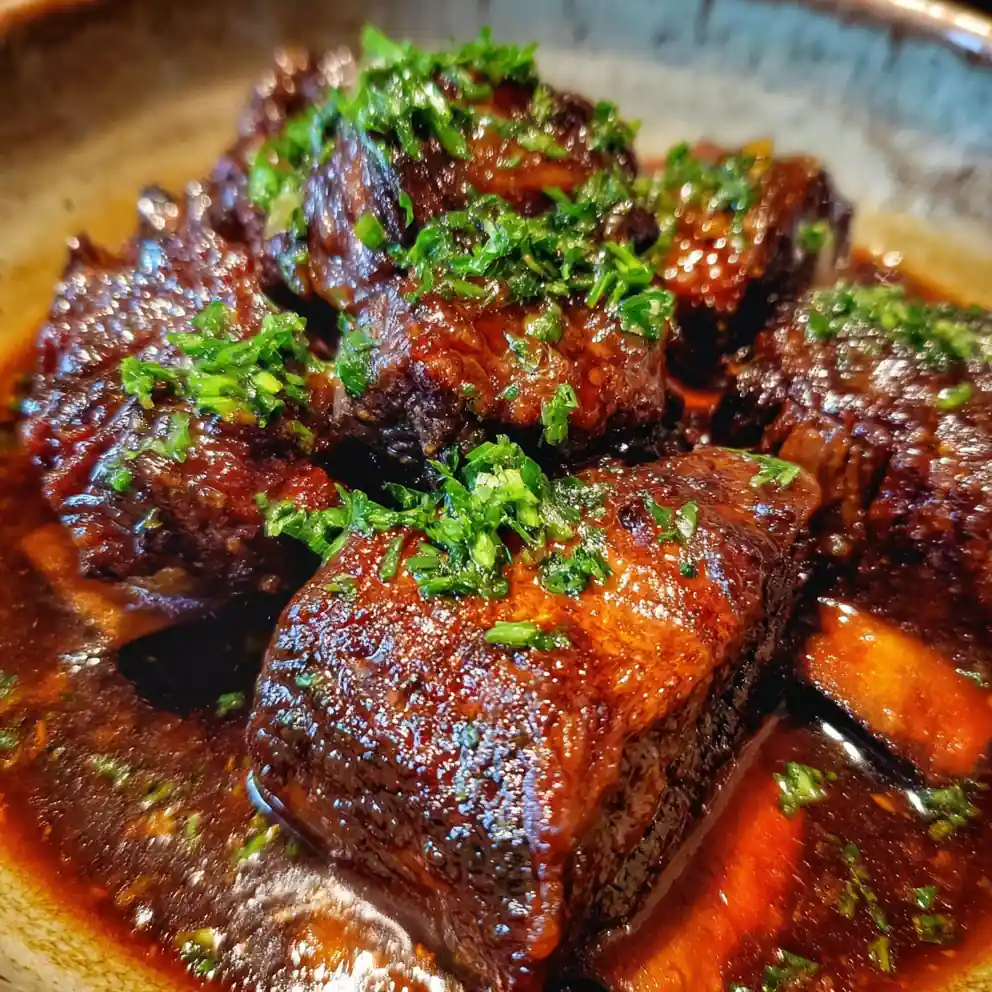 Braised Short Rib Recipe Tomato Chili Lacquer With Carrot Coins 4 braised short rib recipe Tomato Chili Lacquer With Carrot Coins